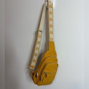 Mini Backpack Bag Yellow NWOT